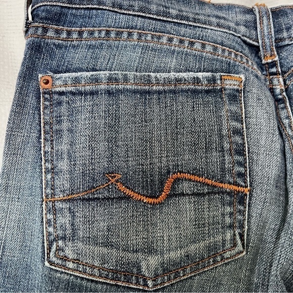 Vintage 7 For All Mankind Women’s Bootcut Jeans size 6/8 - Picture 8 of 14